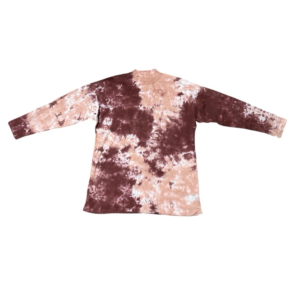Free people we the free be free tie dye long sleeve tee - Cabernet Combo